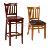 beech wood chair and barstool