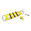 Yellow Emergency Detachable Aluminum Scoop Stretcher Folding Stretcher With Wheels