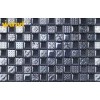 Square Gray Glass Mosaic Wall Tile , Glass Mosaic Bathroom Wall Tiles