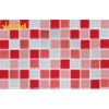 Backsplash Mirror SquareCrystal Glass Mosaic Tiles / Patterns For Natatorium