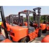 Big Four Wheel 1 Ton Gasoline Forklift Truck For Moving Cargo Fully Enclosed