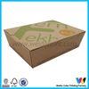 Standard Size Brown Kraft Paper Food Packing Boxes Support debossed / stamping