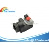 Solderless DC Power Connector with Push Button