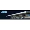 Bright and clean appearance Commercial Automatic Sliding Doors electrophoresis processing
