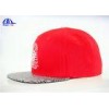Red Fashion Ladies Snapback Baseball Caps with 98% Cotton 2% Spandex