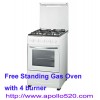 Free Standing Cooking Gas 4 Burners And Oven