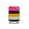 Colorful PC trolley case lightweight wheeled luggage with handle on top and side