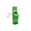 Green Self Service Dual Screen Kiosk Moniter Banking Money Transfer Kiosk