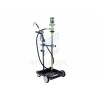 3 / 1 Air Powered Oil Pump With Wheels And Connection Hose , Pneumatic Barrel Pumps