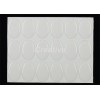Non - Toxic Pendant Tray Oval Resin Dome Stickers / Labels With Clear PET