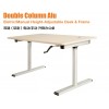 Sit To Stand Desk  Double Column Alu