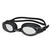Black Childrens Silicone Swimming Goggles with Wide Peripheral Lens