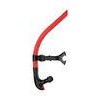 Adult Black and Red PU Swimming Snorkle with Silicone Mouthpiece for Swimmer Training