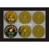 Multi Dimensional Hologram Security Labels CMYK 3D Holographic Stickers