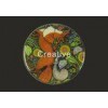 Funny Gloss Varnish Decals Printed Cork Coasters Coffee Cup Mat For Decoration