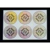Transparent PP / PVC / PET 3D Hologram Sticker Glossy varnish Holographic Labels