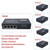 1 To 4 VGA Extender Over Cat5e Cable 100M