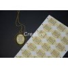 Oval Printed White Vinyl Substrate 3D Epoxy Dome Stickers with Strong Adhesive