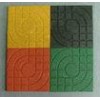 Yellow Rubber Surfacing Playground Rubber Mats For Outdoor Play Areas