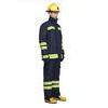 Forest Fire Rescue Hi Vis EN469 Nomex Fireman Turnout Gear / Flame Retardant Suits