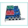 TDM400P Asterisk card with 4 FXS/FXO port,supports trixbox elastix free pbx ,FXO card SIP trunk