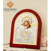 FMSICON15-1 Silver Virgin Mary Icon
