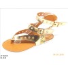 PU&TPR Fashion sandals Comfort footwear with snakeskin print shoes(JT150322)