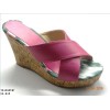 Fashion PU&PVC Lady shoes mules High heels footwear(TB150474)