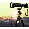 Professional digital aluminum camera tripod with panorama head