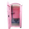 Pink Roto Mold Porta Potty Toilet