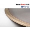 Welded diamond abrasive cutting disc saw blade for ceramic tiles