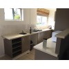 Quartz Stone Polished Surfaces Vanity Tops Kitchen Tops with Bevel Edges and Customized Edges
