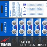 AG10 Alkaline Button Cell Batt