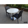 Clear Acrylic Table And Chairs / Solid Surface Dining Table And Chairs