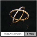 R7519 925 Sterling Silver Gold
