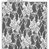150CM Floral Design Lace Fabri