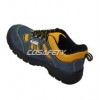 Gray suede leather safety shoes