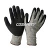 Foam latex coated gloves