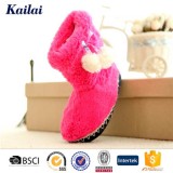 Pink Pom-pom Child Snow Boots