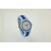 Two Tone Plastic Watch in Steel Bezel