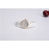 Ceramic anticlockwise watch with Rose gold bezel