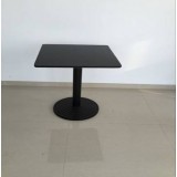 Black Wooden Square Dining Tab