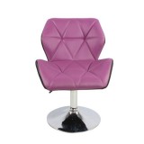 High Back Seat Swivel PU Leath