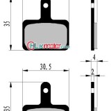 BICYCLE BRAKE PADS