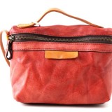 Washed Leather Satchel