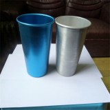 Aluminum Cups Spinning