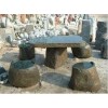 Garden Stone Table And Bench