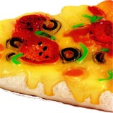 Pizza Squeaker Vinly Toys Pet