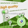 Retractable cancelling in ear headphones