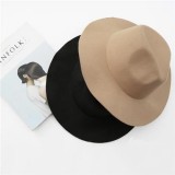 Faux Wool Felt Top Hat